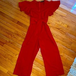 Hot Zara red jumpsuit
